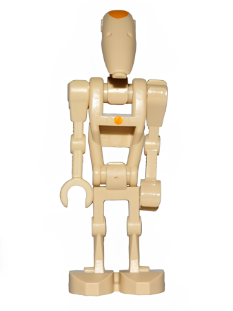 Минифигурка Lego Star Wars Battle Droid Commander - Tan with Dot, Angled Arm and Straight Arm sw0415 U